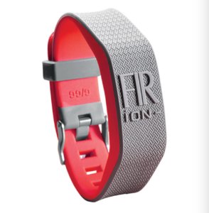 Pulsera- Brazalete FIR íon - Gris Rojo